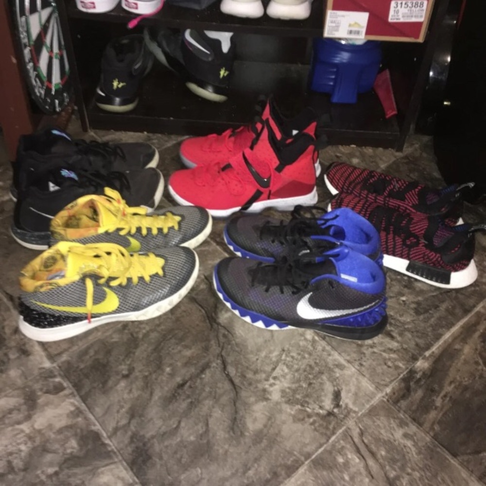 Bundle men’s shoes Jordan adidas Nike nmd size 10